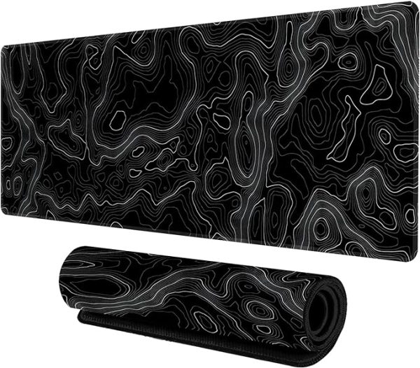 Topographic Map Gaming Mousepad